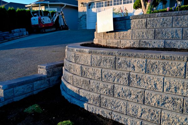Stone Retaining Wall Repair in Leesburg