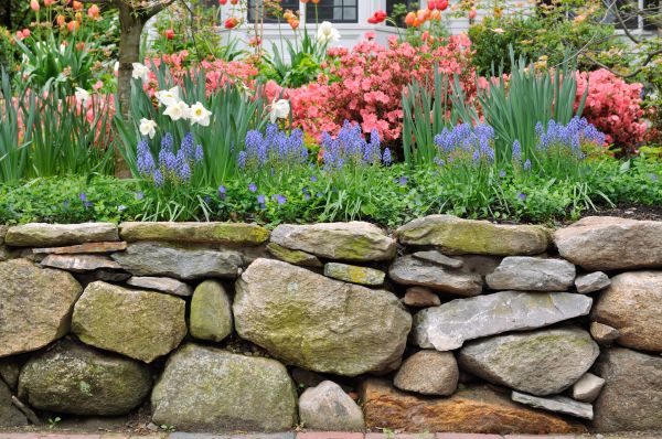 Stone Wall Hardscaping in Leesburg