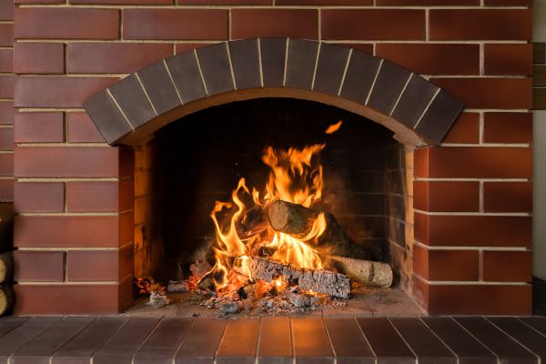 Brick Fireplace Installation in Leesburg