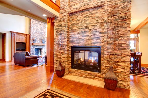 Stone Hearth Installation in Leesburg